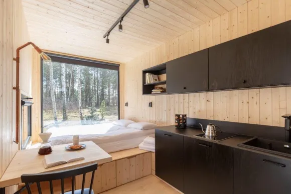 tiny house 15m2 Hidden Base par Tiny Smart House Polska