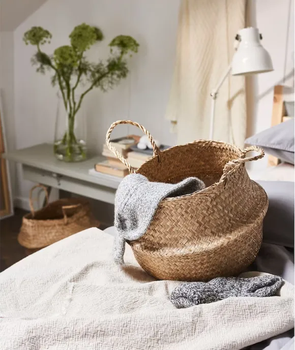 panier jonc de mer IKEA