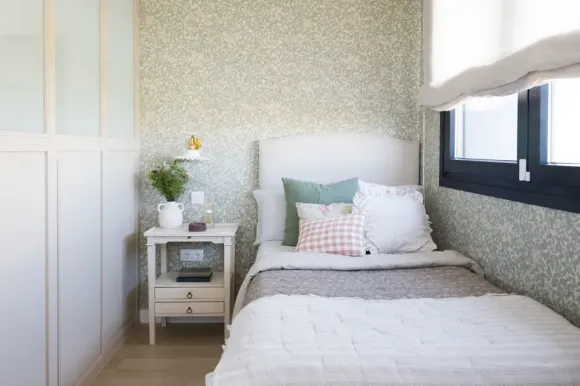 chambre appartement 35m2 style campagne chic