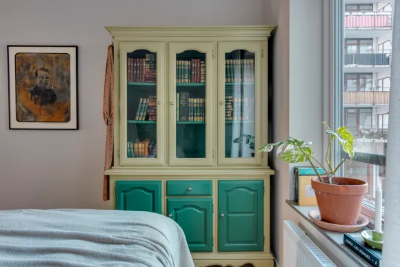 chambre appartement moderne et coloré de 76m2 décoration scandinave