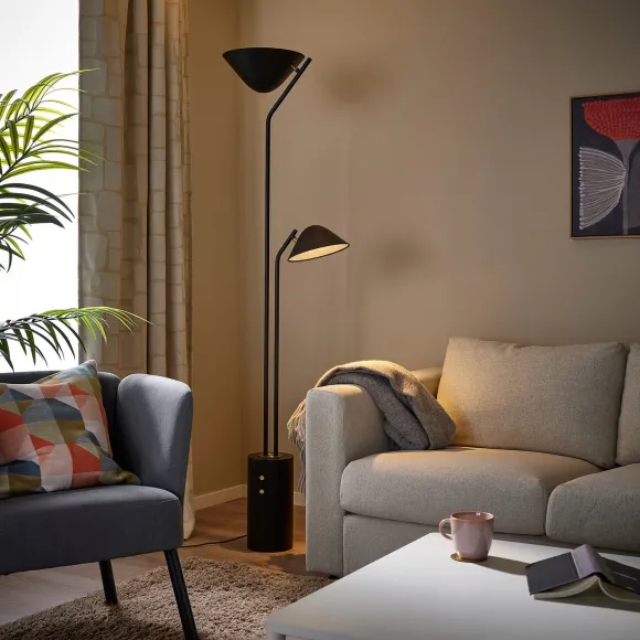 TRÅDNATE floor lamp IKEA catalog 2026 design Raffaella Mangiarotti