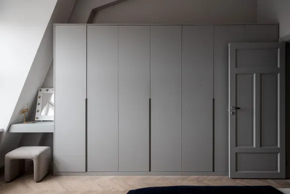 dressing laqué gris