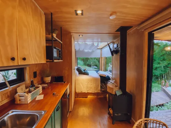 cuisine et chambre tiny house