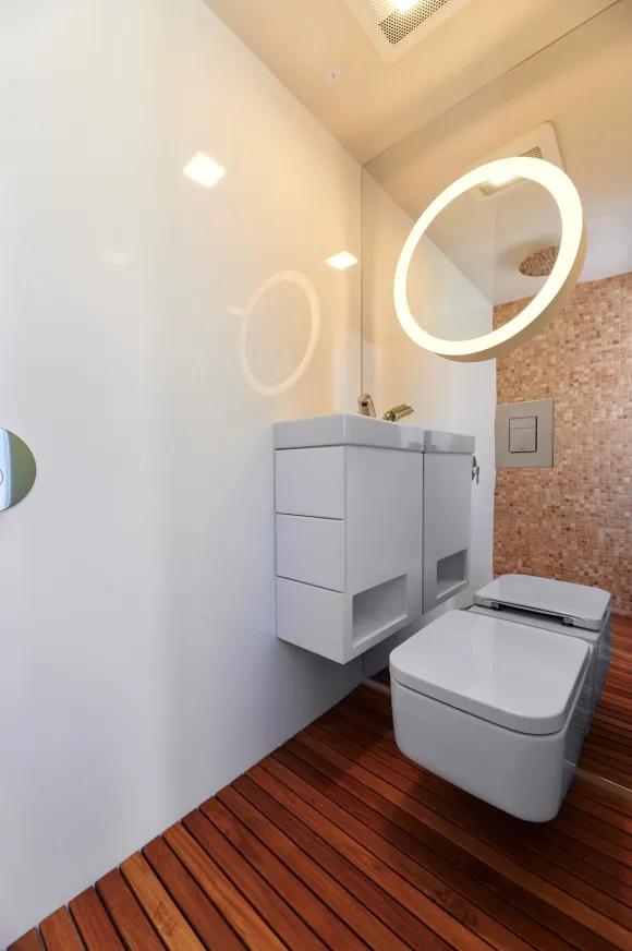 salle d'eau tiny house design
