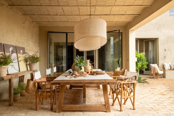 terrace Casa Carolina house in Emporda Spain 