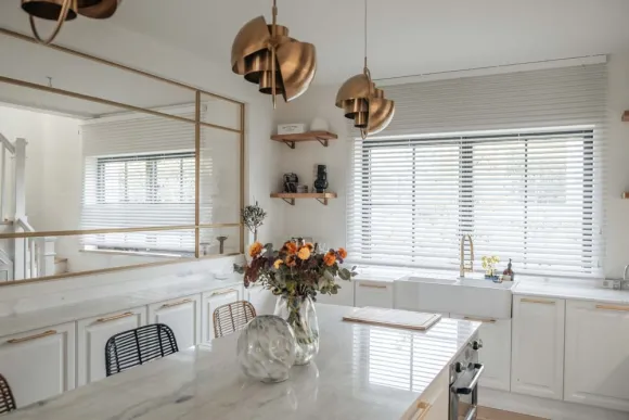 cuisine avec verrière Art Déco