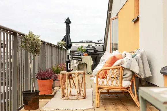 immense terrasse avec vue