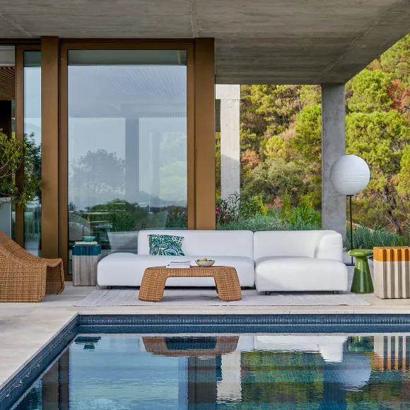 terrasse avec mobilier AM PM outdoor 2026