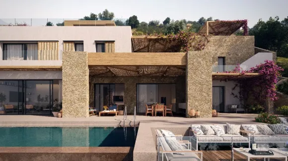 maison contemporaine avec piscine