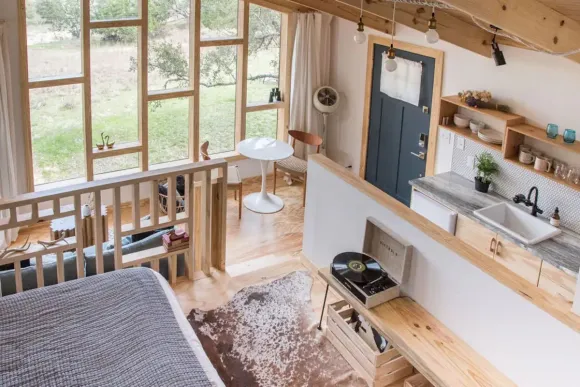 pièce principale cabane