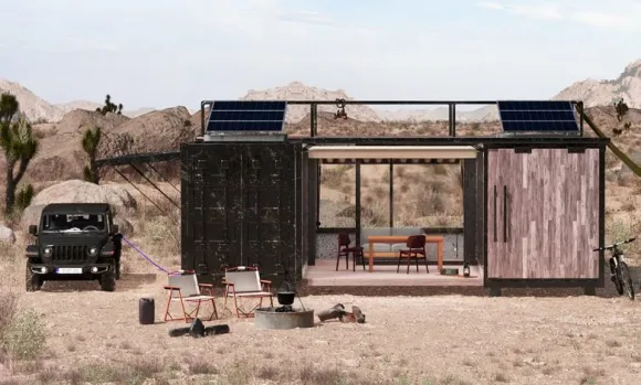 mini maison container Jeep