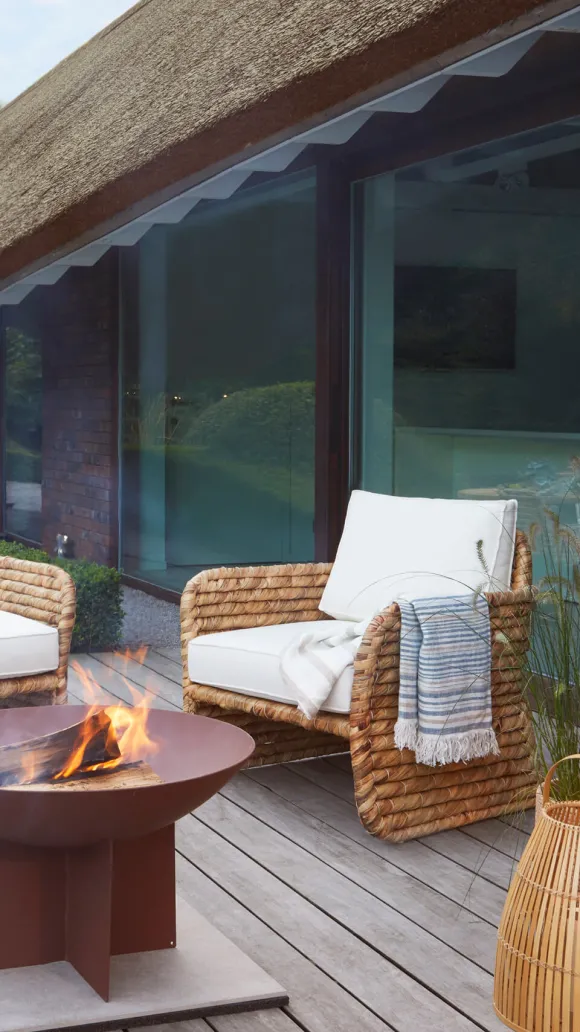terrasse avec mobilier AM PM outdoor 2026