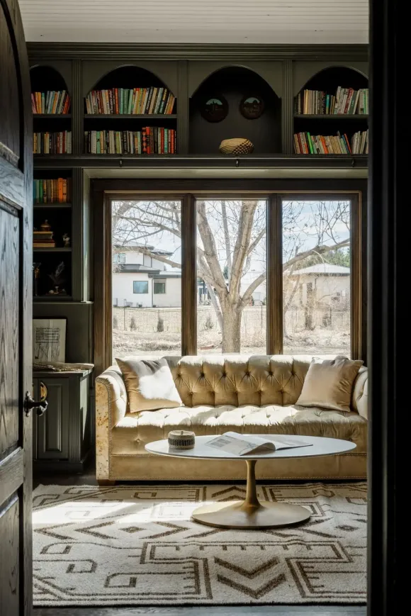 salon décoration rustique chic