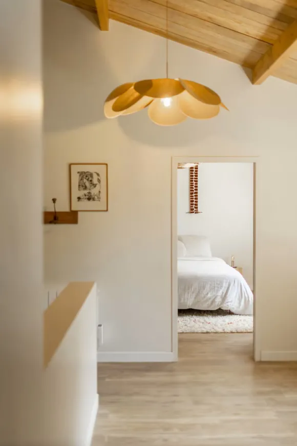 étage maison en bois