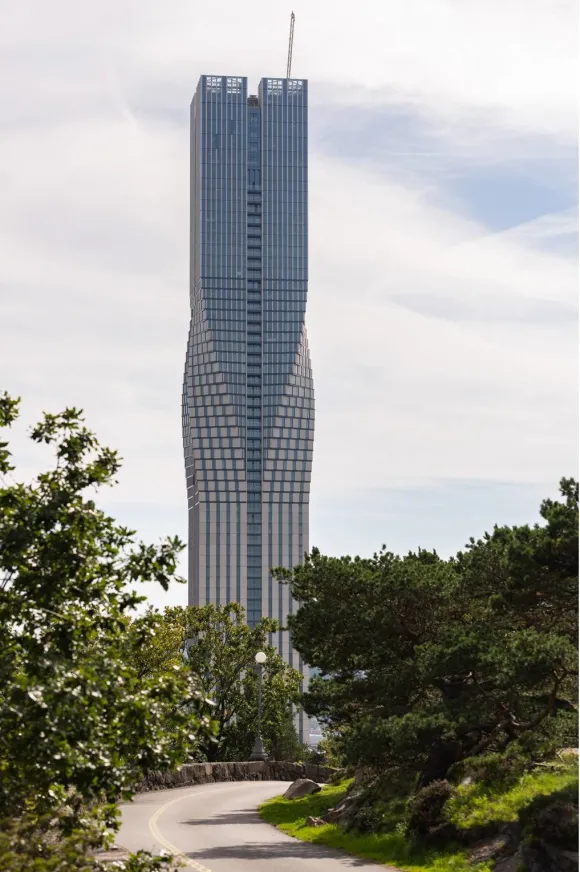 deux-pièces 55m2 tour Karlatornet Göteborg