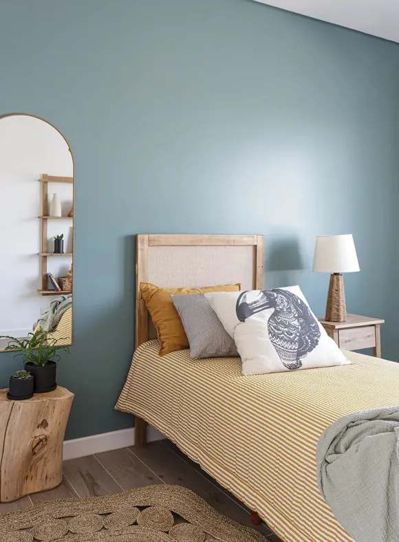 chambre enfant bleue