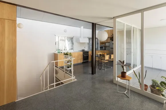 cuisine ouverte et salle à manger décoration contemporaine maison de ville