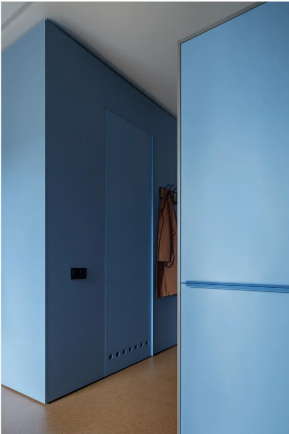 entrée studio 41m2 transformé en un deux-pièces