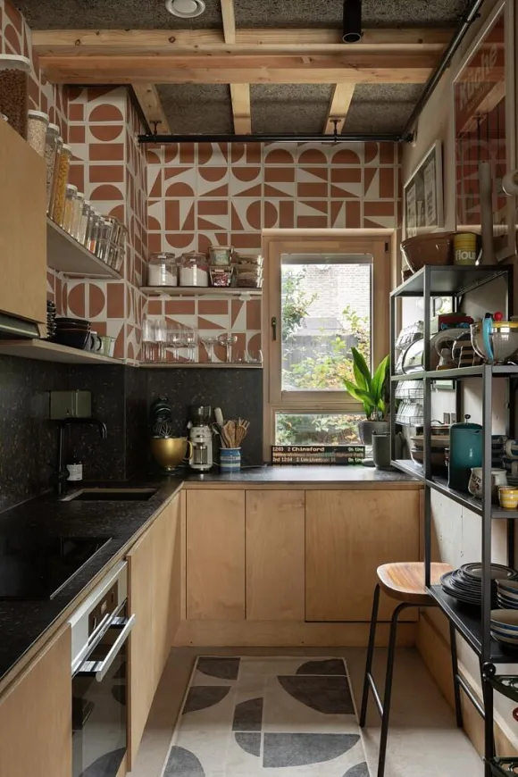 cuisine décoration vintage maison de ville écoresponsable The Arbour Londres