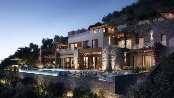 maison contemporaine avec piscine