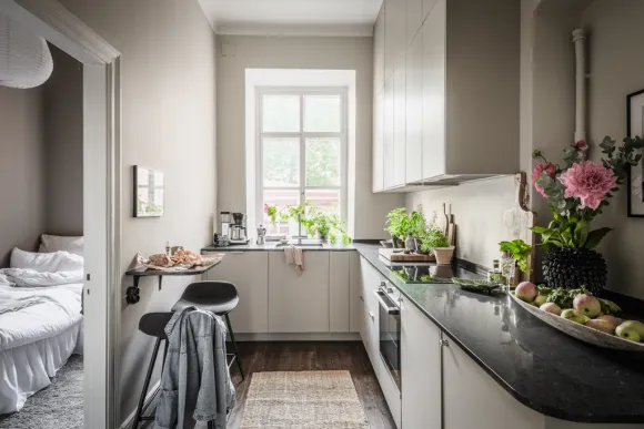 cuisine design blanche